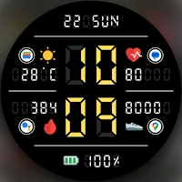DADAM107 Digital Watch Face