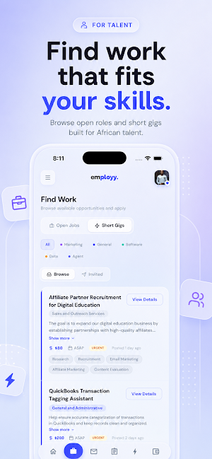 Employy: Hire African Talent Screenshot 0