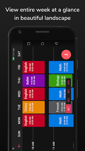 School Timetable - Class, University Plan Schedule screenshot 7