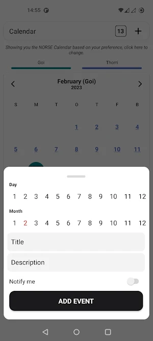 Pagan Calendar - Norse Celtic Screenshot 2