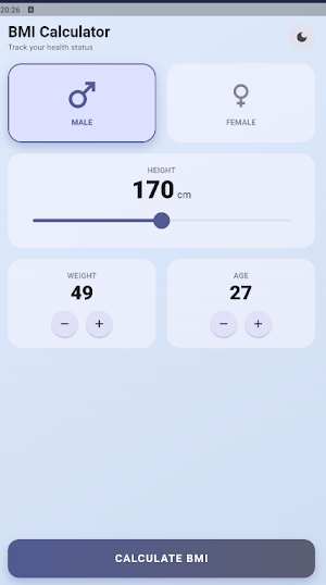 BMI Calculator – Body Mass Screenshot 2