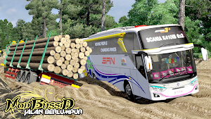 Mod Jalan Rusak Bussid Lumpur Screenshot 0