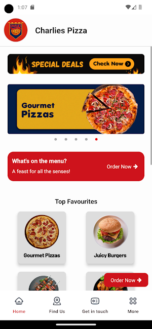 Charlies Pizza Birmingham Screenshot 0
