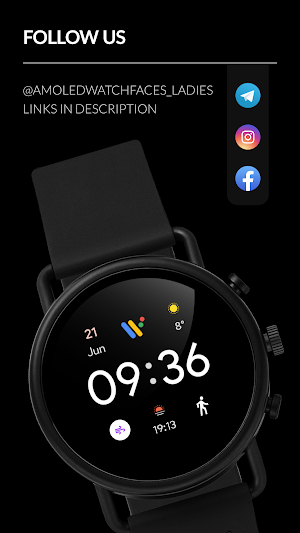 Awf Pixel - watch face Screenshot 1