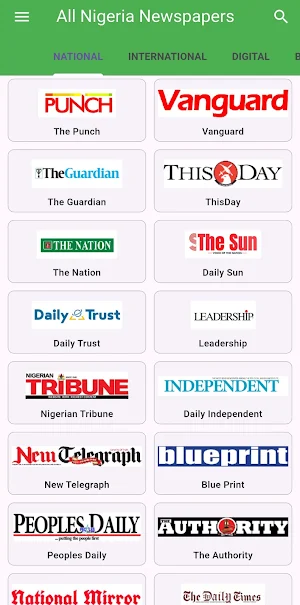 All Nigeria Newspapers Online Screenshot 0