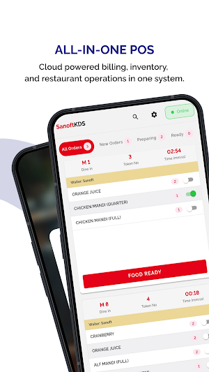 Sanoft KDS – Kitchen Display Screenshot 0