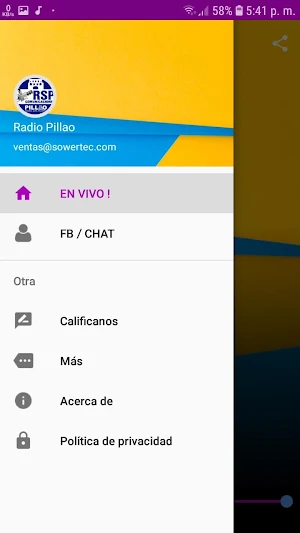 Radio Pillao RSP  Comunicacion Screenshot 3