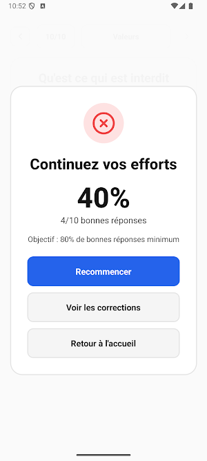 Civic Exam 2026: QCM France Screenshot 2
