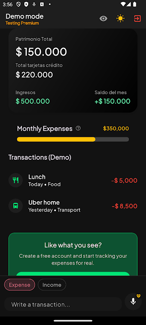 Kuentas - AI Finance Manager Screenshot 0