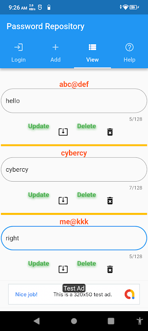Password Repository Screenshot 3