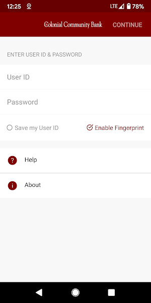 1st Colonial Mobile Banking Screenshot 0