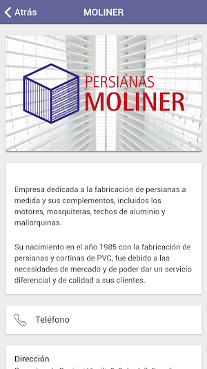 Persianas Moliner Screenshot 1