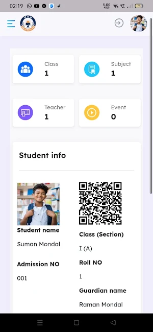 Manthan Smart School Screenshot 2
