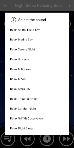 Night Sleep Meditation Music Screenshot 1