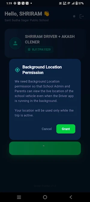 SSSPS Driver App Screenshot 0
