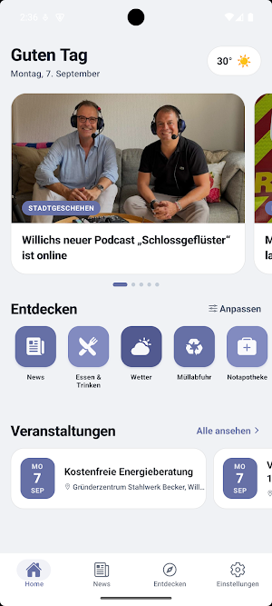 Willich erleben Screenshot 1