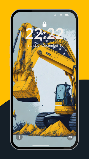 Excavator Wallpaper 4K Screenshot 1