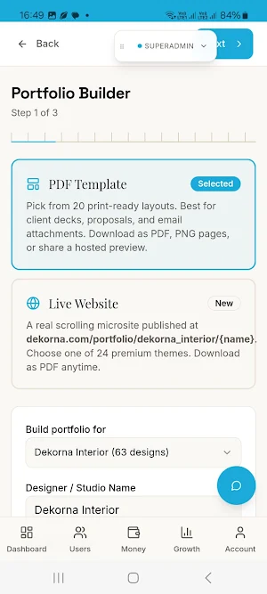 Dekorna Studio Screenshot 1