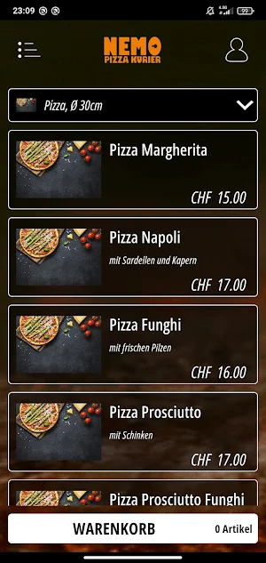 Nemo Pizza Kurier Screenshot 0