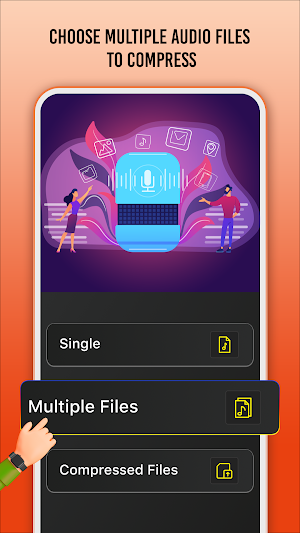 Audio Compressor: Compress MP3 Screenshot 0