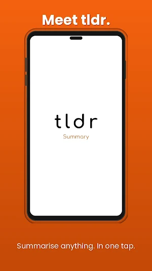 tldr: Summarise Any Screen Screenshot 0