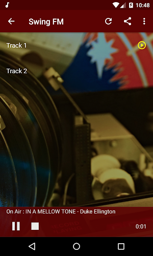 Swing Music Radios - Live Swing, Jazz, Oldies Screenshot 2