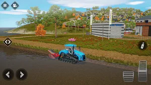 Big Farm Sim Tractor Games Screenshot 1
