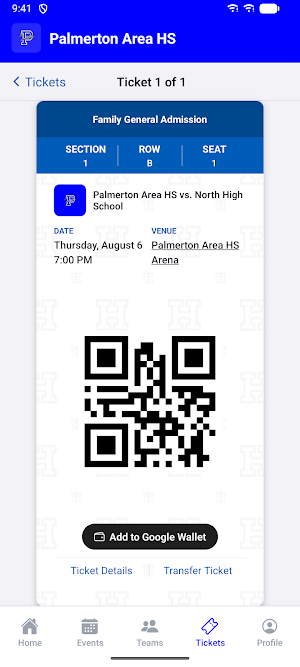 Palmerton Area HS Athletics Screenshot 2