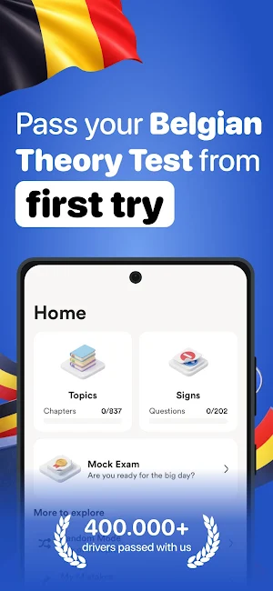 Belgium Driving Test - CodeBE Screenshot 0