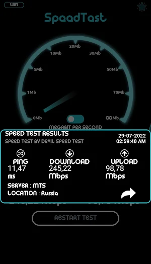 SpeedTest Screenshot 3