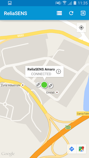 Eurotech ReliaSENS Screenshot 2