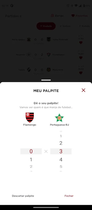 Carioca 2023 Jogos & Tabela Screenshot 2