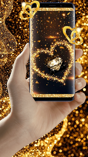 Gold Live Wallpapers 3D Screenshot 3