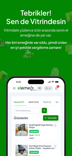 Elemeği Satıcı Paneli Screenshot 0