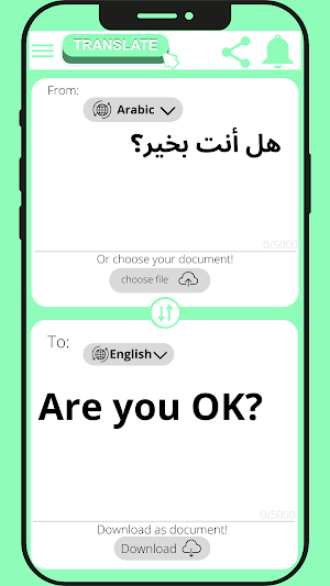 Translator for language Screenshot 1