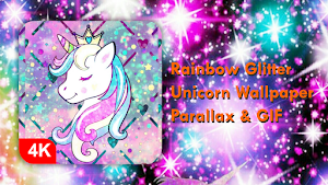 Glitter Unicorn Wallpaper HD Screenshot 0