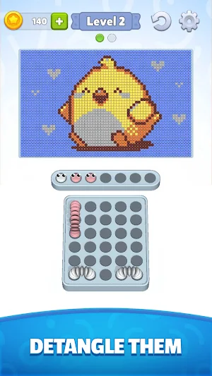 Tubes Jam – Thread Art Puzzle Screenshot 0