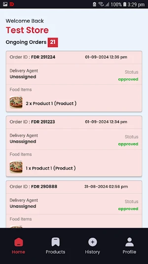 Foodoor Restaurant Manager Screenshot 0