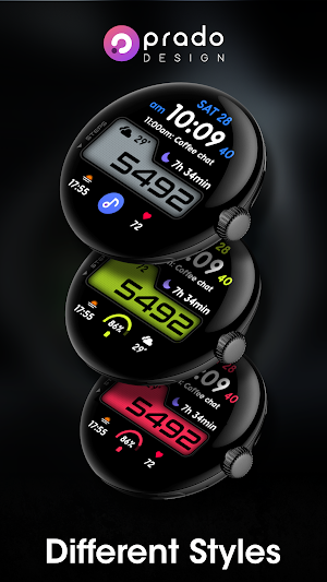 PRADO 73 Digital Watch Face Screenshot 3