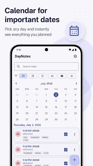 Daily Planner: Notes & Tasks Screenshot 3