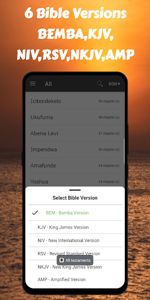 Bemba Bible -BEMBA + KJV + NIV Screenshot 1