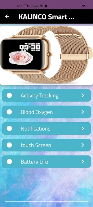 KALINCO Smart Watch guide Screenshot 1