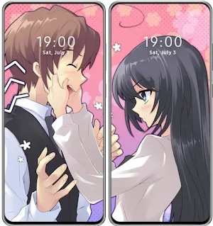 Anime Couple 500+ Wallpaper 4K Screenshot 1
