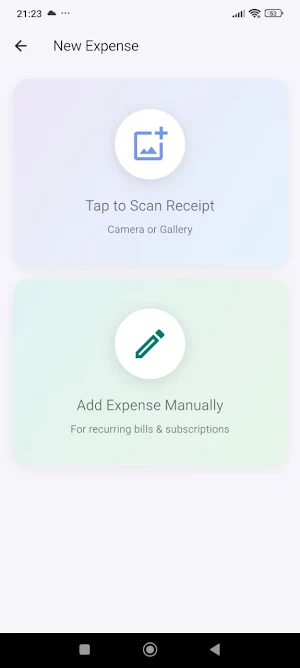 FinTrack - AI Expense Tracker Screenshot 2