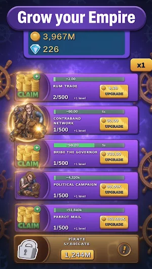 Idle Pirate Choice Screenshot 1