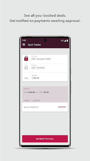 Corpay Cross-Border Mobile Screenshot 1