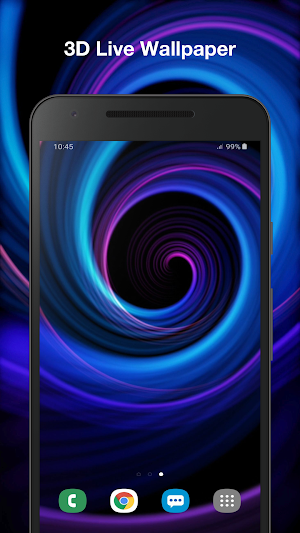 3D AMOLED Live Wallpaper Screenshot 0
