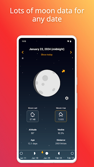 Moon Phase Now: Lunar Calendar Screenshot 2