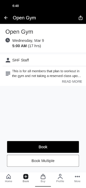 Springfield Health and Fitness Screenshot 2