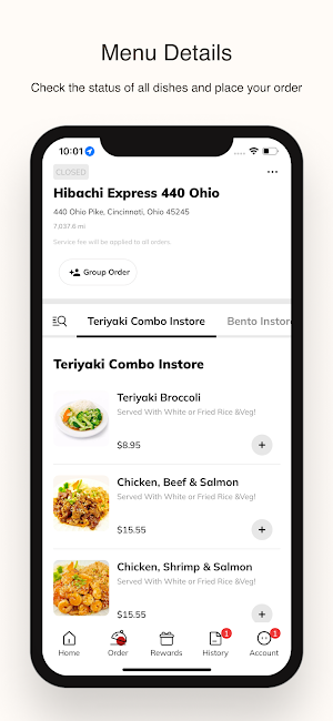 Hibachi Express 440 Ohio Screenshot 1